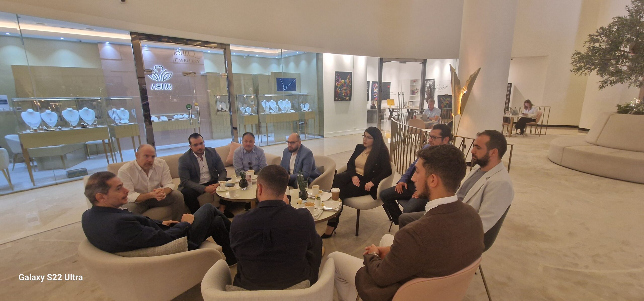Coffee and partners in Dubai