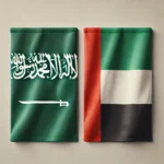 KSA & UAE flags